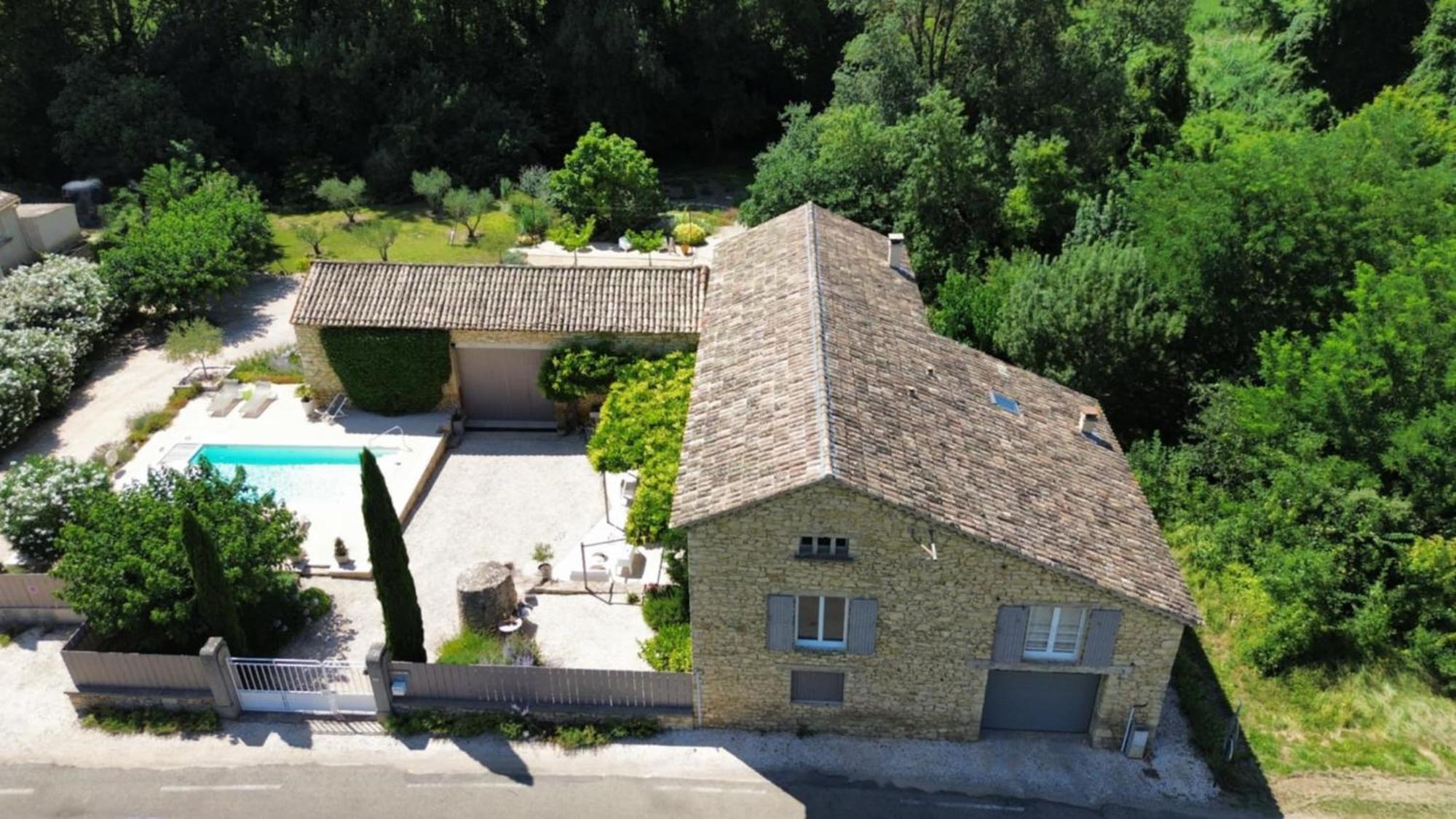Le Gite De Montagnac La Roque sur Ceze Bagian luar foto