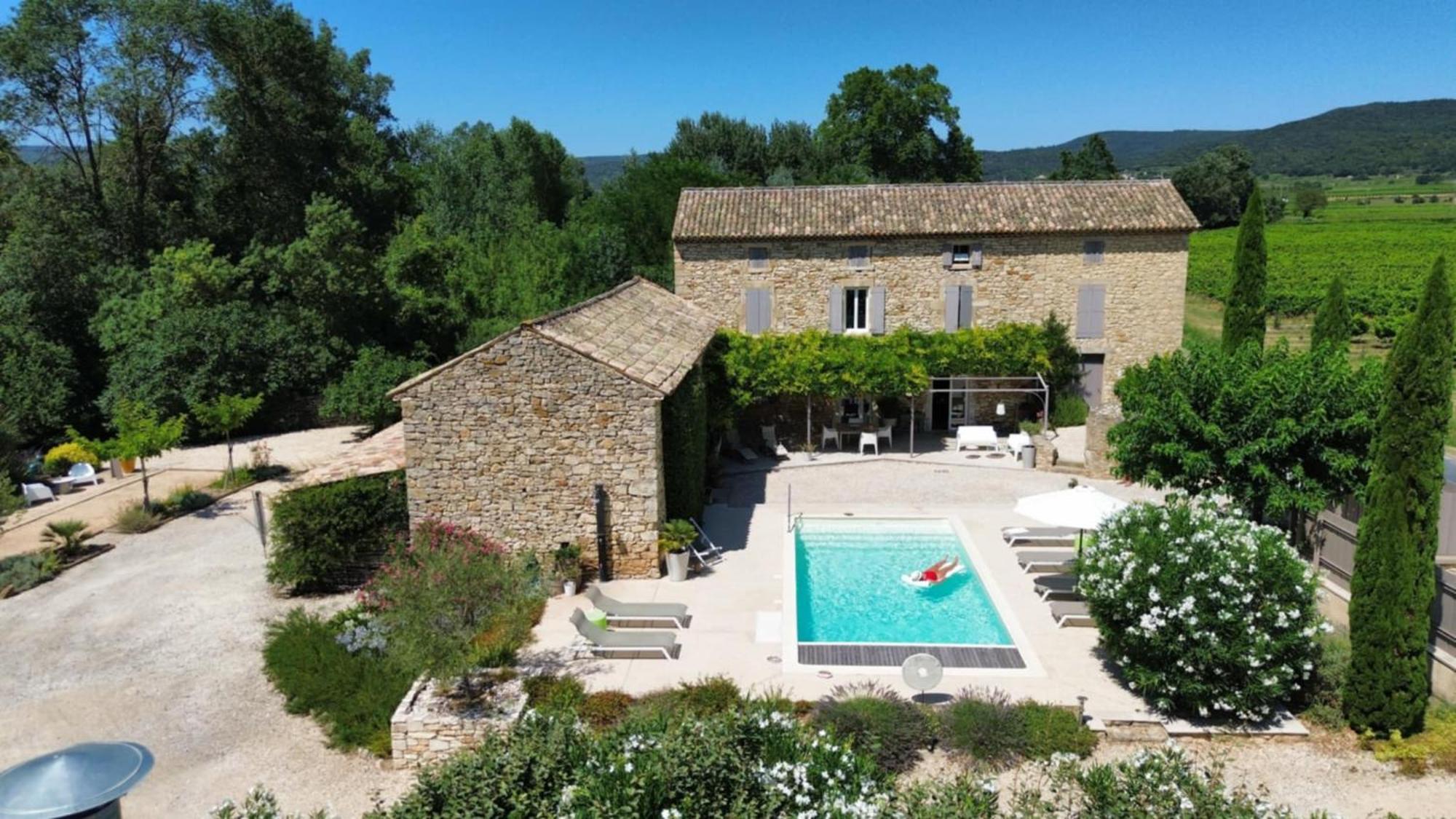 Le Gite De Montagnac La Roque sur Ceze Bagian luar foto